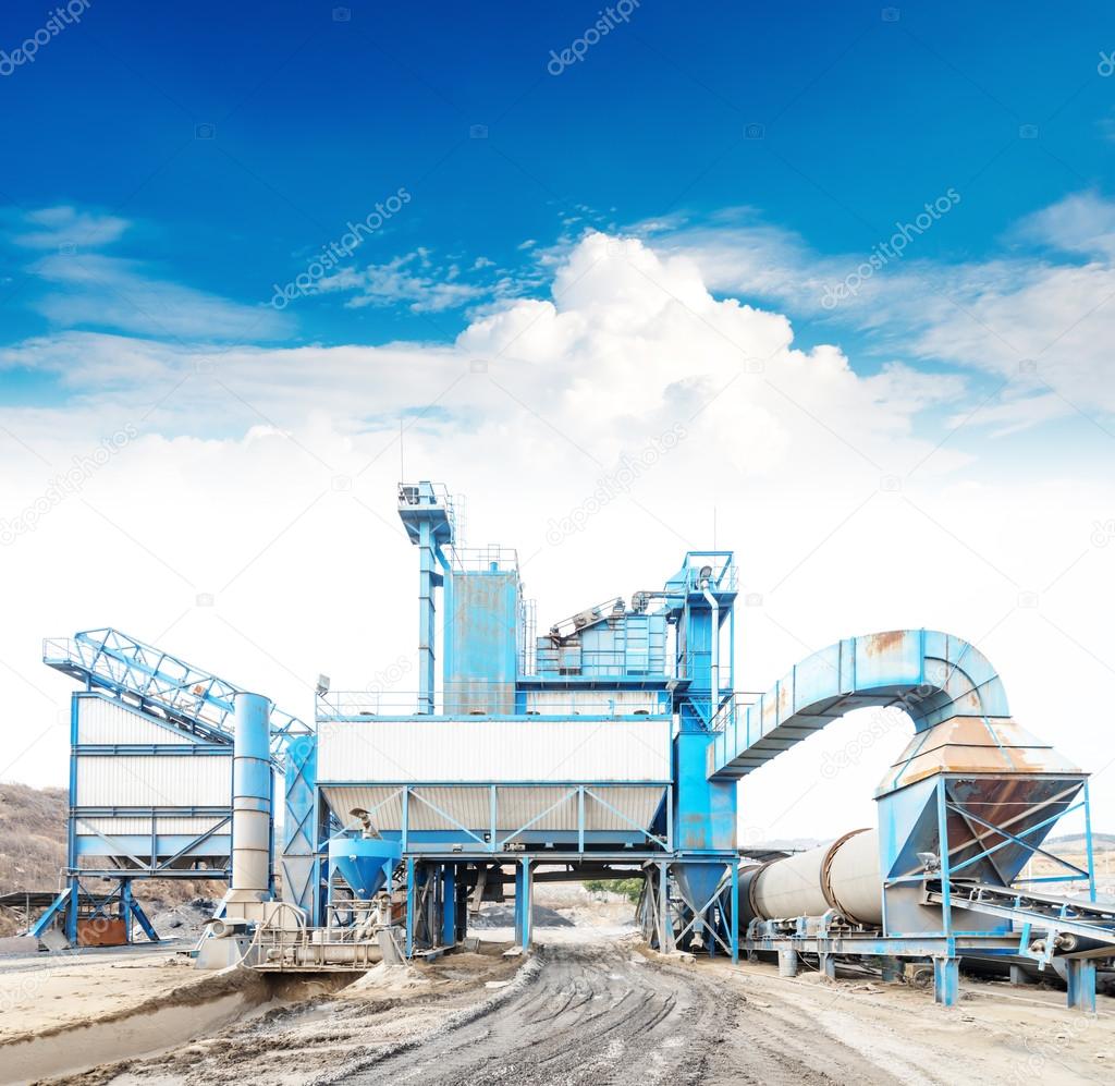 Open pit mining and processing plan