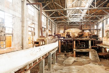 eski terk edilmiş fabrika