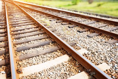 Kargo tren platformu konteyner ile