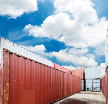 Kargo konteyner rıhtım, yığını