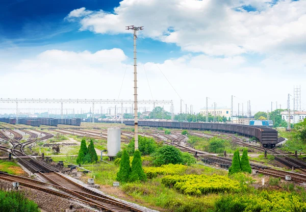 The way forward railway — Stock Photo, Image