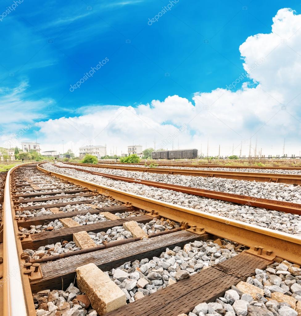 Cargo train platform