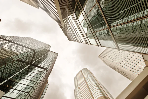 Bouw van lujiazui financiële centrum — Stockfoto