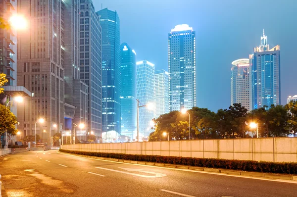 Centro financiero de Lujiazui en Shanghai — Foto de Stock