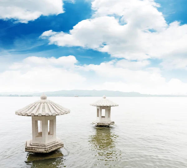 West lake τοπίο σε Χανγκζού — Φωτογραφία Αρχείου