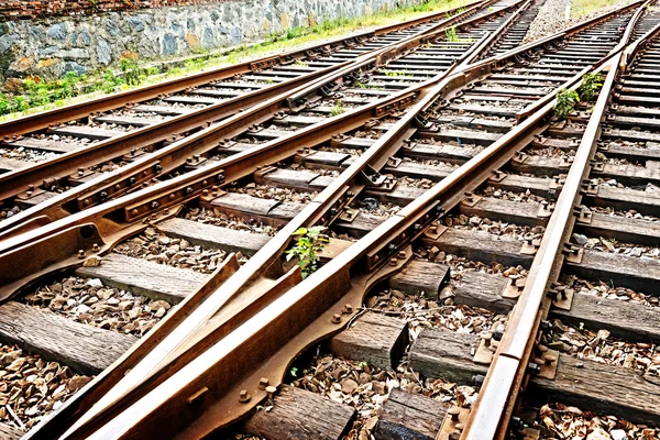 The way forward railway — Stock Photo, Image