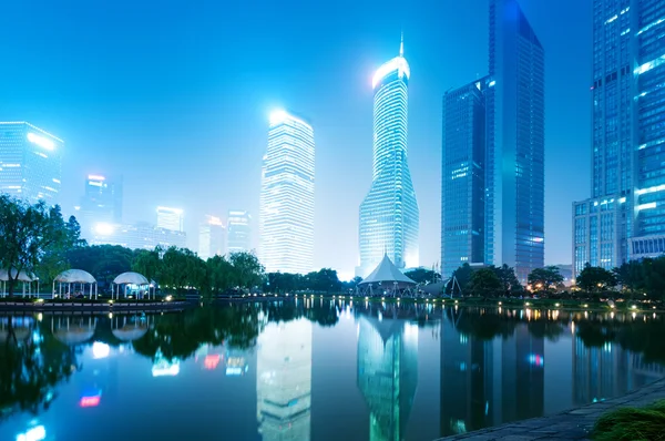 Shanghai lujiazui finanzzentrum — Stockfoto