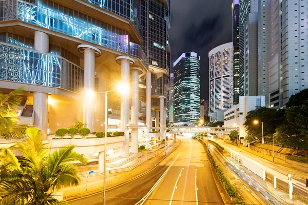 Hong kong visão noturna — Fotografia de Stock