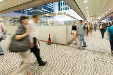 İş adamları istasyonu yürüme