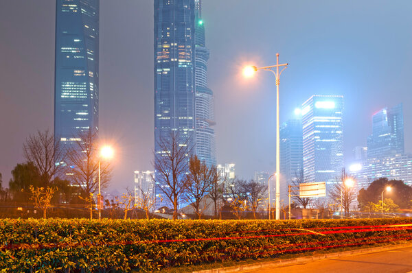 Modern buildings in hangzhou