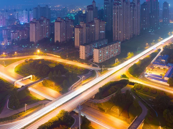 Città Scape della città di nanchang in Cina — Foto Stock