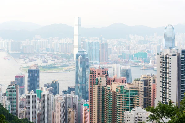 Hong Kong vista de la ciudad — Foto de Stock