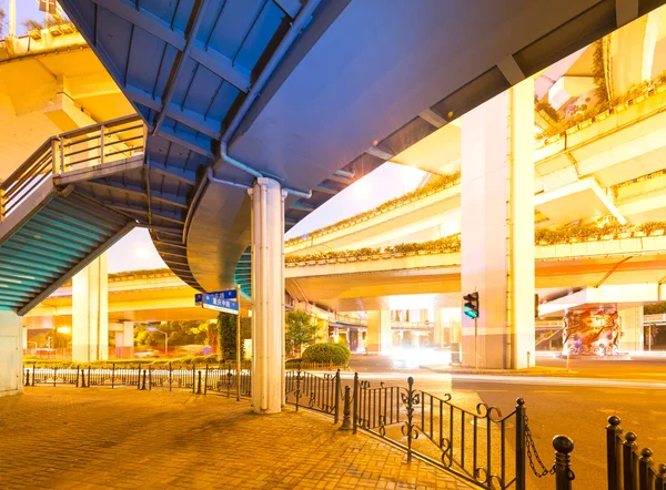 Ponte Overpass em shanghai — Fotografia de Stock