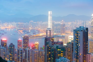 Hong Kong manzarası Panoraması