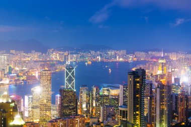 Hong Kong manzarası Panoraması