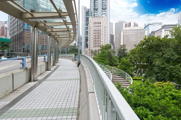 Moderno centro de negocios en Hong Kong — Foto de Stock