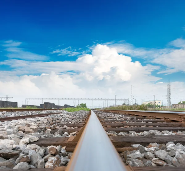 The way forward railway — Stock Photo, Image