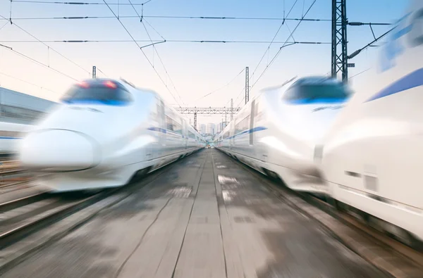 動きが速い列車 — ストック写真