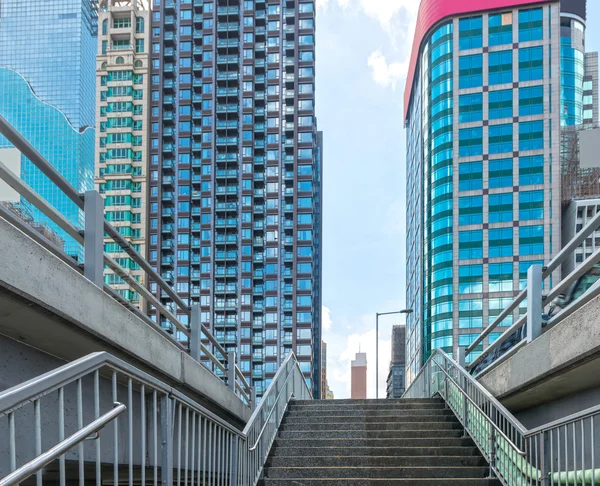 Moderne Bürogebäude im Zentrum Hongkongs — Stockfoto