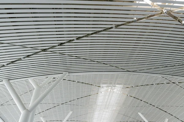 Innenraum des Flughafens in Shanghai — Stockfoto
