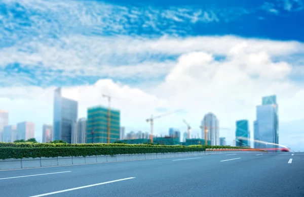 Clean road of city — Stock Photo, Image