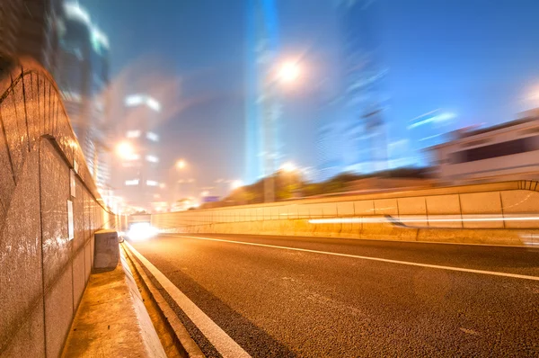 I sentieri di luce a Shanghai — Foto Stock