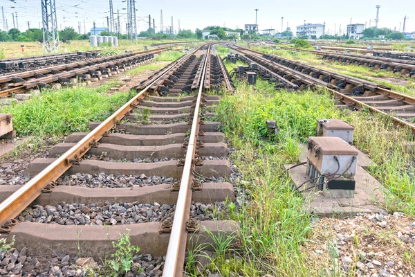 Cesta vpřed po železnici — Stock fotografie