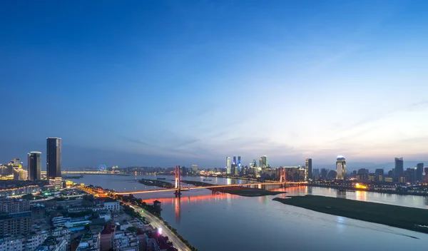 Bird view at Nanchang in China — Stock Photo, Image