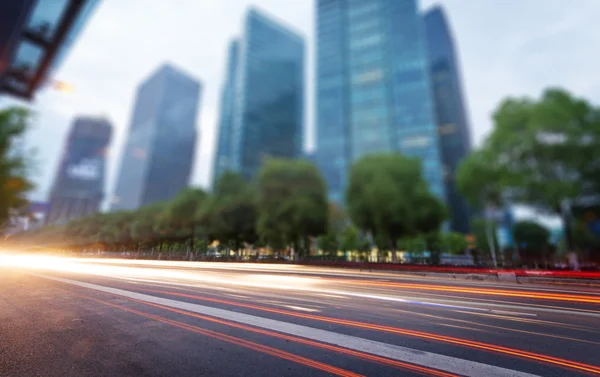 The light trails in Hangzhou — Stock Photo, Image