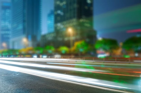 Los senderos de luz en Shangai —  Fotos de Stock