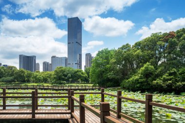 Çin 'deki Lakeside modern ofis binası