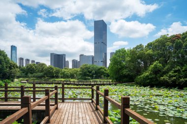 Çin 'deki Lakeside modern ofis binası