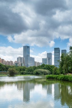 Çin 'deki Lakeside modern ofis binası