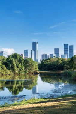 Çin 'deki Lakeside modern ofis binası