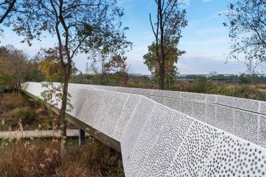 Çin 'deki Şehir Parkı yolu.