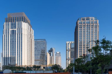 Şehrin gündüz görüntüsü ufuk çizgisi