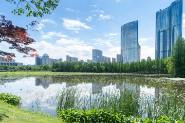 Çin 'deki Lakeside modern ofis binası