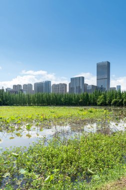 Çin 'deki Lakeside modern ofis binası
