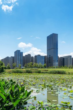 Çin 'deki Lakeside modern ofis binası