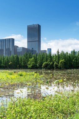 Çin 'deki Lakeside modern ofis binası