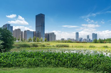 Çin 'deki Lakeside modern ofis binası