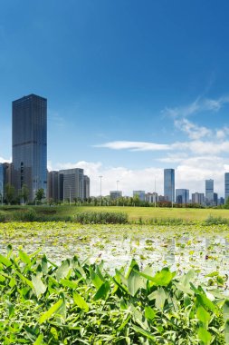 Çin 'deki Lakeside modern ofis binası