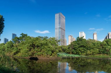 Çin 'deki Lakeside modern ofis binası