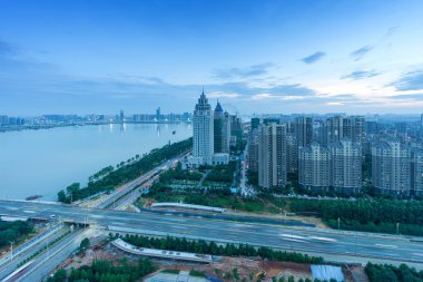 Çin nanchang 'ının panoramik resmi