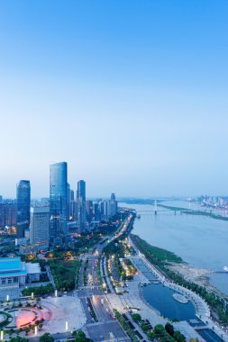 Beautiful cityscape at Nanchang China