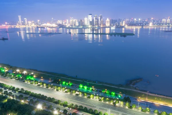 Jiangxi nehir manzaralı