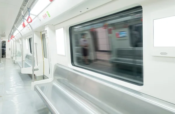 Vista interior del metro — Foto de Stock