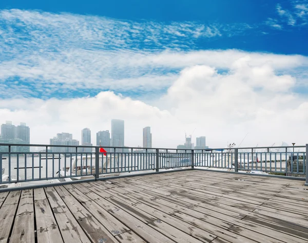 Panorama del distretto finanziario di Lujiazui — Foto Stock