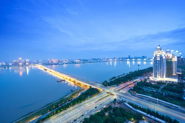 Jiangxi nehir manzaralı