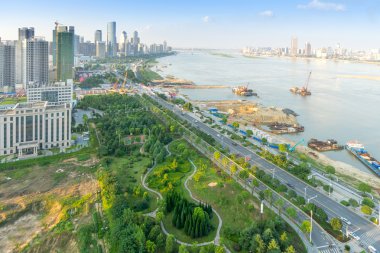 Çin nanchang 'ının panoramik resmi